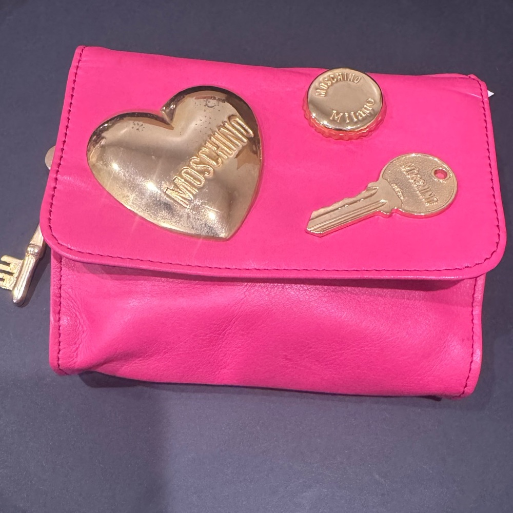 Moschino Pink Mini Bag with Gold Accents - Picture 1 of 9